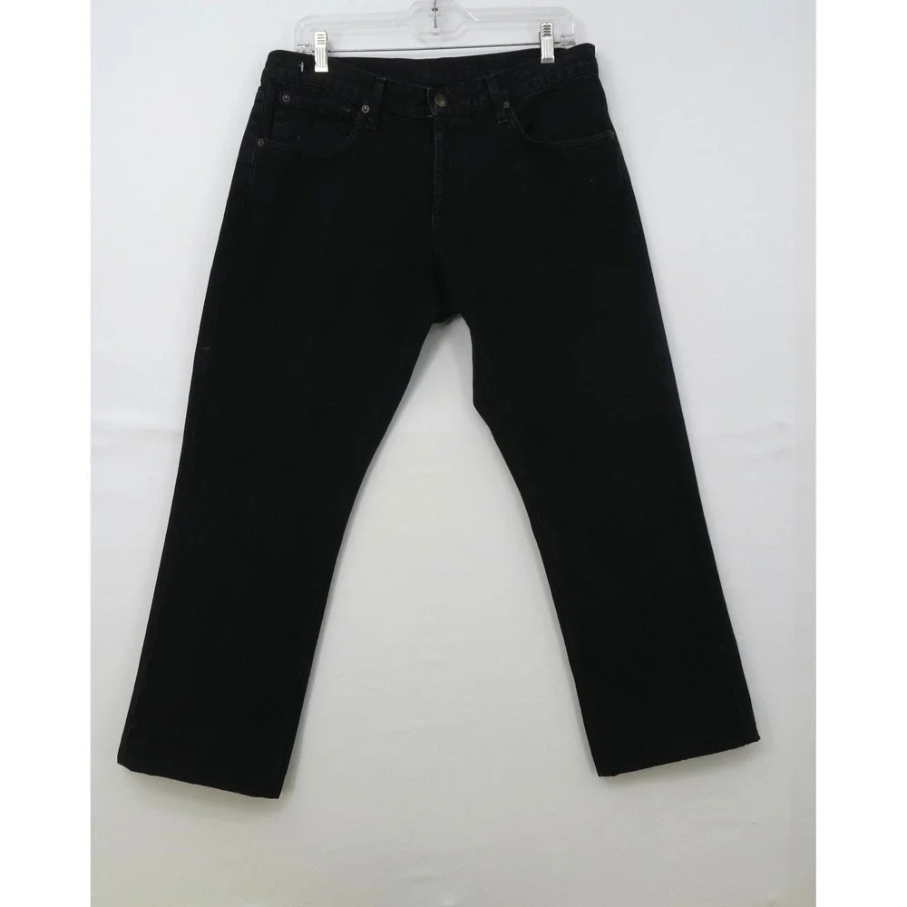 Agave Denim Gringo Classic Straight Jean Men Double Black Sand Made in USA 31X27